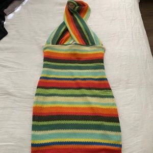 Knit halter dress size medium